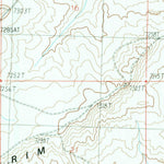United States Geological Survey Five Fingers Butte NE, WY (1988, 24000-Scale) digital map