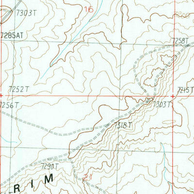 United States Geological Survey Five Fingers Butte NE, WY (1988, 24000-Scale) digital map