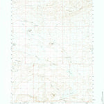 United States Geological Survey Five Fingers Butte, WY (1960, 62500-Scale) digital map