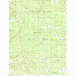 United States Geological Survey Five Hundred Flat, OR (1990, 24000-Scale) digital map