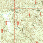 United States Geological Survey Five Hundred Flat, OR (1998, 24000-Scale) digital map