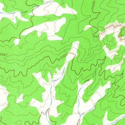 United States Geological Survey Five Lakes Canyon NW, NM (1963, 24000-Scale) digital map