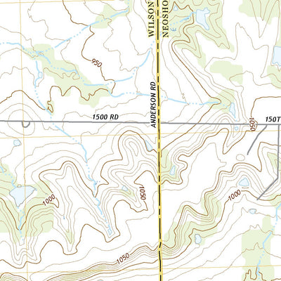 United States Geological Survey Five Mounds, KS (2022, 24000-Scale) digital map