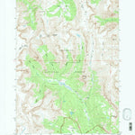 United States Geological Survey Five Pockets, WY (1991, 24000-Scale) digital map