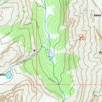 United States Geological Survey Five Pockets, WY (1991, 24000-Scale) digital map