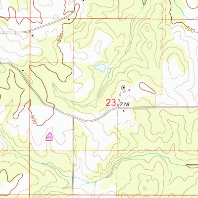 United States Geological Survey Five Points, AL (1968, 24000-Scale) digital map