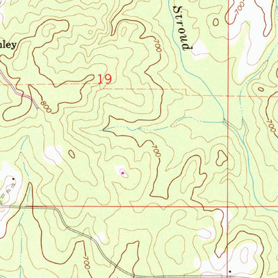 United States Geological Survey Five Points, AL (1968, 24000-Scale) digital map