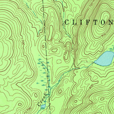 United States Geological Survey Five Ponds, NY (1969, 24000-Scale) digital map