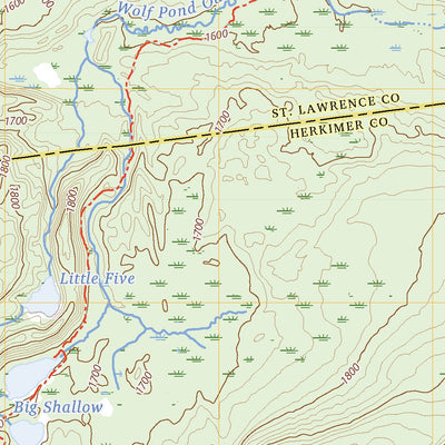 United States Geological Survey Five Ponds, NY (2023, 24000-Scale) digital map