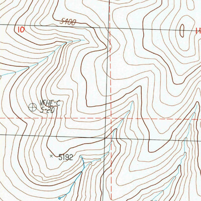 United States Geological Survey Five Springs, CA (1989, 24000-Scale) digital map