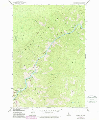 United States Geological Survey Fivemile Bar, ID (1979, 24000-Scale) digital map