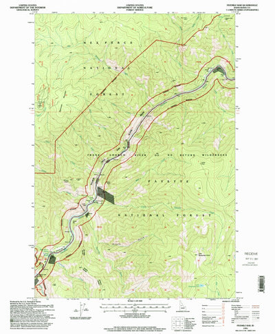 United States Geological Survey Fivemile Bar, ID (1995, 24000-Scale) digital map