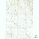 United States Geological Survey Fivemile Coulee East, MT (1986, 24000-Scale) digital map