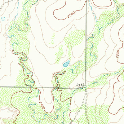 United States Geological Survey Fivemile Creek, TX (1969, 24000-Scale) digital map
