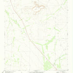 United States Geological Survey Fivemile Mesa, TX (1970, 24000-Scale) digital map