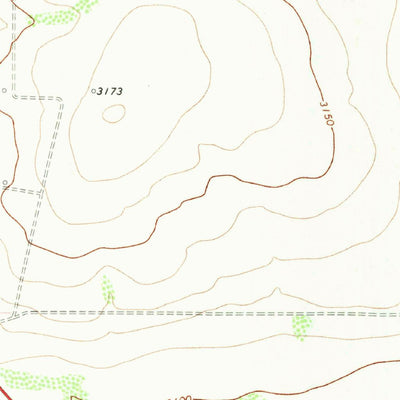 United States Geological Survey Fivemile Mesa, TX (1970, 24000-Scale) digital map