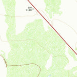 United States Geological Survey Fivemile Mesa, TX (1970, 24000-Scale) digital map