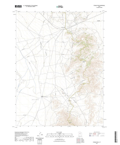 United States Geological Survey Fivemile Pass, UT (2023, 24000-Scale) digital map