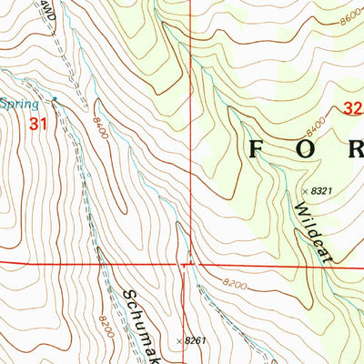 United States Geological Survey Fivemile Ridge, UT (2002, 24000-Scale) digital map