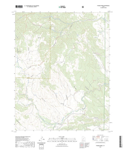 United States Geological Survey Fivemile Ridge, UT (2023, 24000-Scale) digital map