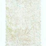 United States Geological Survey Flag Butte, WY (1972, 24000-Scale) digital map