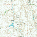 United States Geological Survey Flag Butte, WY (1972, 24000-Scale) digital map