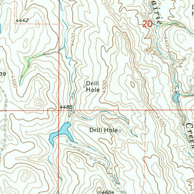United States Geological Survey Flag Butte, WY (1972, 24000-Scale) digital map