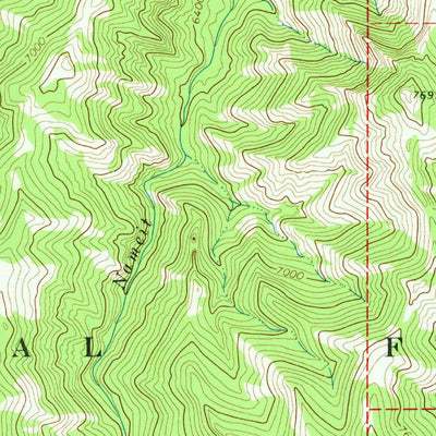 United States Geological Survey Flag Peak, WY (1970, 24000-Scale) digital map