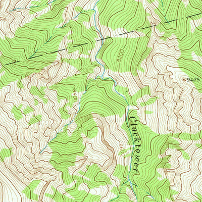 United States Geological Survey Flag Peak, WY (1970, 24000-Scale) digital map