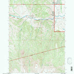 United States Geological Survey Flag Peak, WY (1991, 24000-Scale) digital map