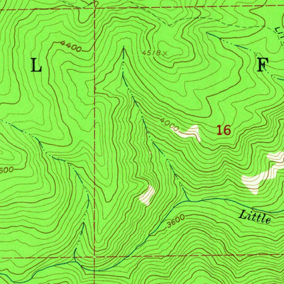 United States Geological Survey Flag Point, OR (1962, 24000-Scale) digital map