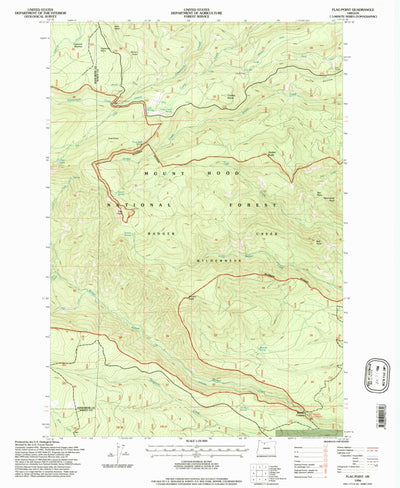 United States Geological Survey Flag Point, OR (1996, 24000-Scale) digital map