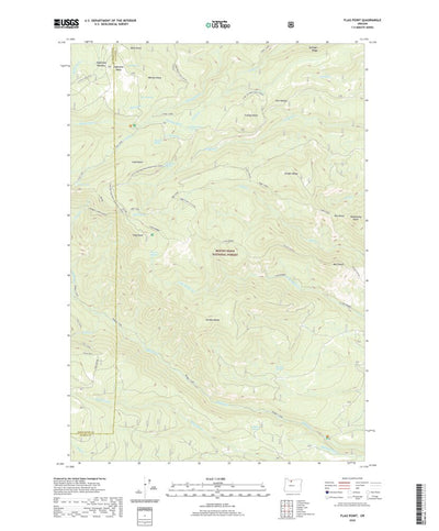 United States Geological Survey Flag Point, OR (2020, 24000-Scale) digital map