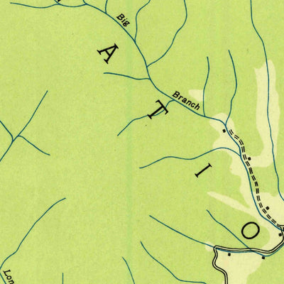 United States Geological Survey Flag Pond, TN-NC (1936, 24000-Scale) digital map