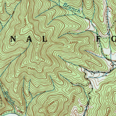 United States Geological Survey Flag Pond, TN-NC (2003, 24000-Scale) digital map