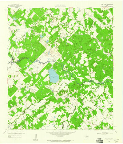 United States Geological Survey Flag Pond, TX (1959, 24000-Scale) digital map