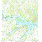United States Geological Survey Flag Pond, TX (1971, 24000-Scale) digital map