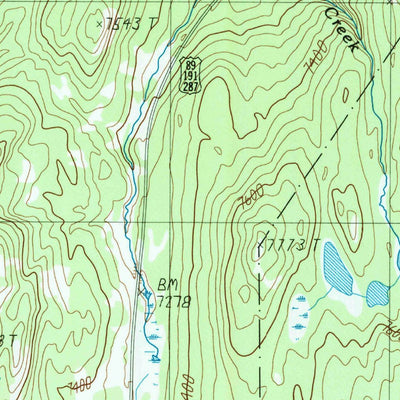 United States Geological Survey Flagg Ranch, WY (1989, 24000-Scale) digital map