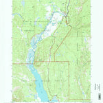 United States Geological Survey Flagg Ranch, WY (1996, 24000-Scale) digital map