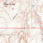 United States Geological Survey Flagg Springs, OK (1969, 24000-Scale) digital map