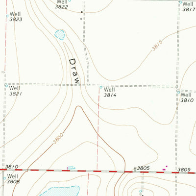 United States Geological Survey Flagg, TX (1963, 24000-Scale) digital map