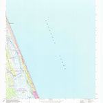 United States Geological Survey Flagler Beach East, FL (1956, 24000-Scale) digital map