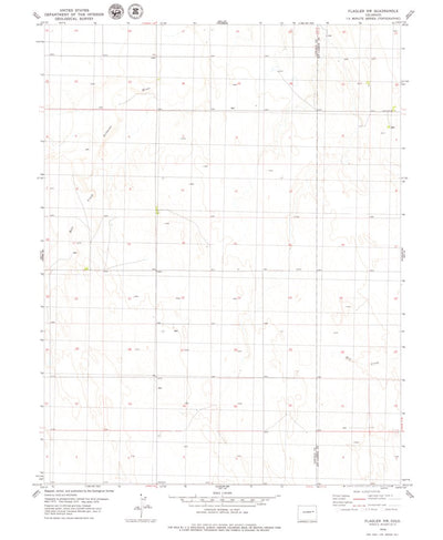 United States Geological Survey Flagler NW, CO (1979, 24000-Scale) digital map
