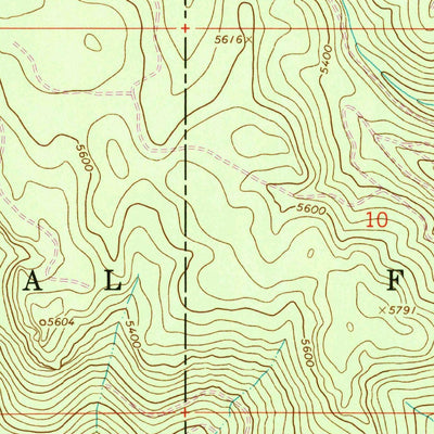 United States Geological Survey Flagstaff Butte, OR (1965, 24000-Scale) digital map