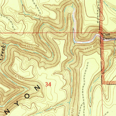 United States Geological Survey Flagstaff East, AZ (1962, 24000-Scale) digital map