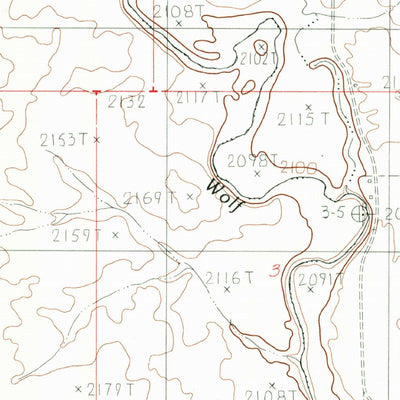 United States Geological Survey Flagstaff Hill, MT (1983, 24000-Scale) digital map