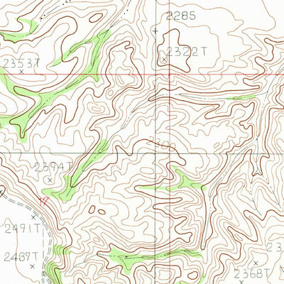 United States Geological Survey Flagstaff Hill, MT (1983, 24000-Scale) digital map