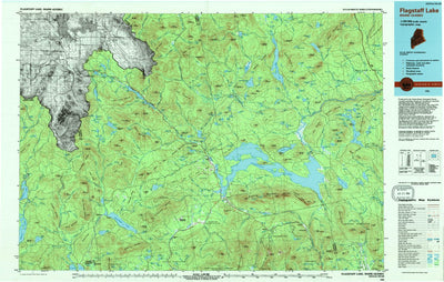 United States Geological Survey Flagstaff Lake, ME (1994, 100000-Scale) digital map