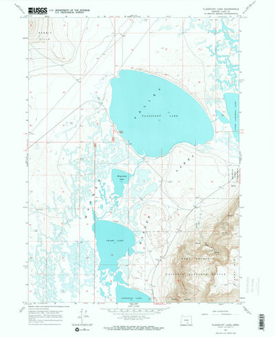 United States Geological Survey Flagstaff Lake, OR (1967, 24000-Scale) digital map