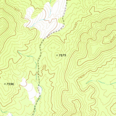 United States Geological Survey Flagstaff Mountain, NV (1968, 24000-Scale) digital map